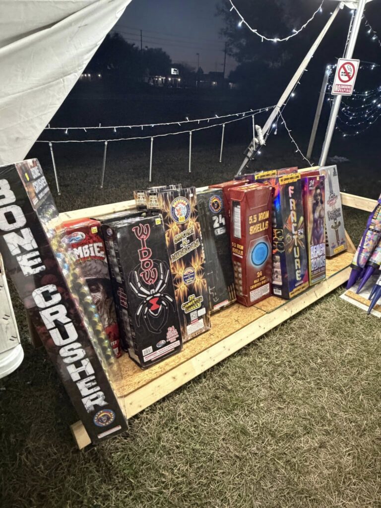 Fireworks available at our seasonal retail store in Pasco County Florida